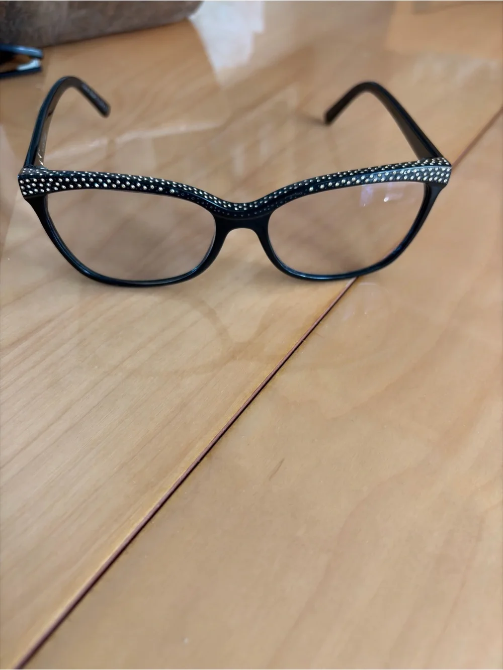 Sospiri Agata NRG Crystal-Embellished Glasses - Black